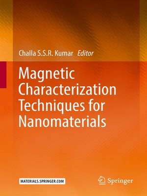 cover image of Magnetic Characterization Techniques for Nanomaterials